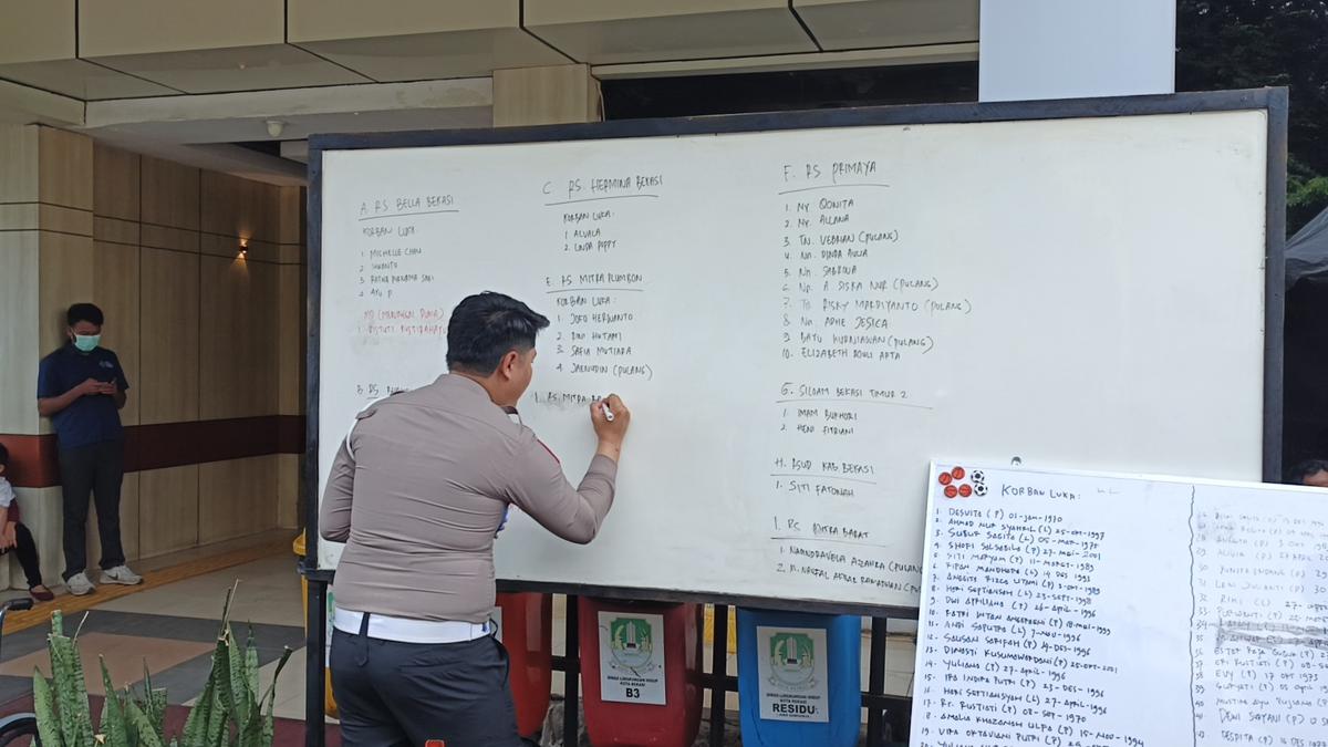 Polres Bekasi Buat Posko Informasi dan Korban Kecelakaan Kereta, Beberkan 10 RS Lokasi Perawatan