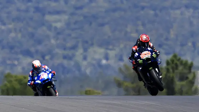 FOTO: Juara MotoGP Portugal, Fabio Quartararo Puncaki Klasemen Sementara