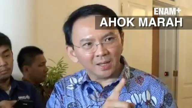 Ahok marah saat dinilai tidak jujur oleh wartawan