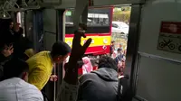 Ada Gangguan KRL Arah Serpong, Penumpang Diimbau Gunakan Transportasi Lain