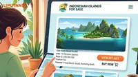 Gawat, Iklan Jual Pulau RI Marak di Media Sosial dan Situs Asing
