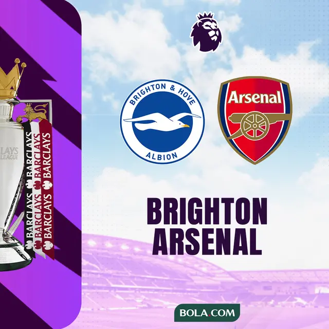 Liga Inggris - Brighton vs Arsenal