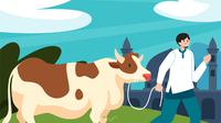 Ilustrasi kurban, iduladha. (Photo Copyright by Freepik)