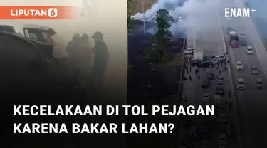 Kecelakaan maut beruntun terjadi di KM 253 Tol Pejagan-Pemalang, Jawa Tengah (18/9/2022). Kecelakaan melibatkan 7 mobil dan sebuah truk. Asap pembakaran lahan sawah di tepi tol diduga jadi pemicu kecelakaan karena terbatasnya jarak pandang.