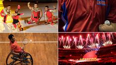 Momen Pilihan Asian Para Games 2018 Hari ke-1 diwarnai sejumlah foto kemeriahan acara pembukaan. Selain itu ada juga sejumlah laga seperti tenis meja dan bulutangkis yang sudah dimainkan. (Tim Bola.com)