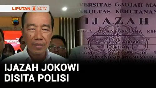 VIDEO: Diperiksa 3 Jam, Ijazah SMA dan S1 Jokowi Disita Penyidik