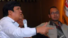 Hanura menggelar diskusi ‘Revolusi Mental dalam Memperkuat Implementasi Hukum di Indonesia Menuju Indonesia Bersih dan Berdaulat’ , Jakarta, Jumat  (10/10/2014) (Liputan6.com/Faisal R Syam)