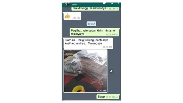Obrolan Lucu Kurir Dengan Pelanggan Ini Bikin Senyum-Senyum