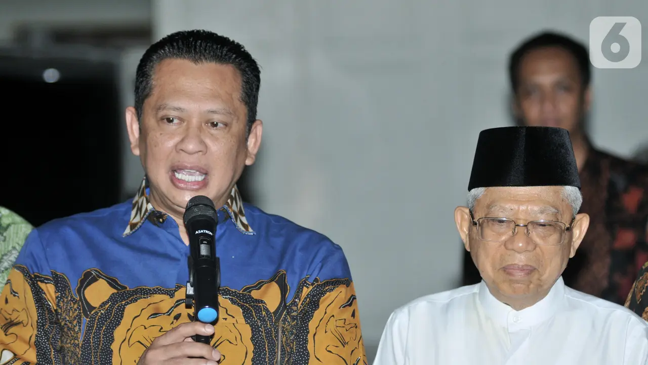 Antar Undangan Pelantikan, Pimpinan MPR Datangi Kediaman Ma'ruf Amin