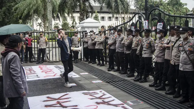 demo, mahasiswa, bandung