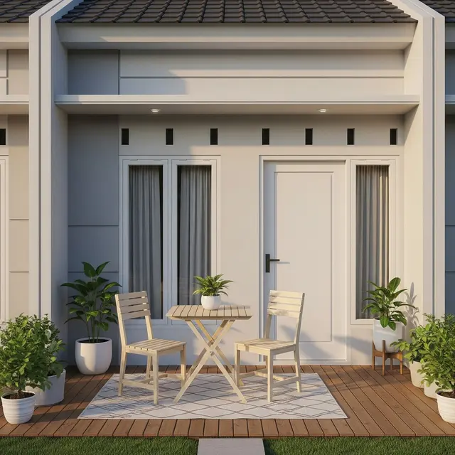 9 Model Rumah Tipe 21 Gaya Minimalis dengan Teras Kecil, Solusi Hunian Modern