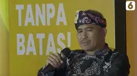 Wali Kota Tarakan Chairul dalam acara Diskusi UMKM di Festival6, yang digelar di Senayan Park, Sabtu (8/7/2023). (Liputan6.com/ Ahmad Apriyono)