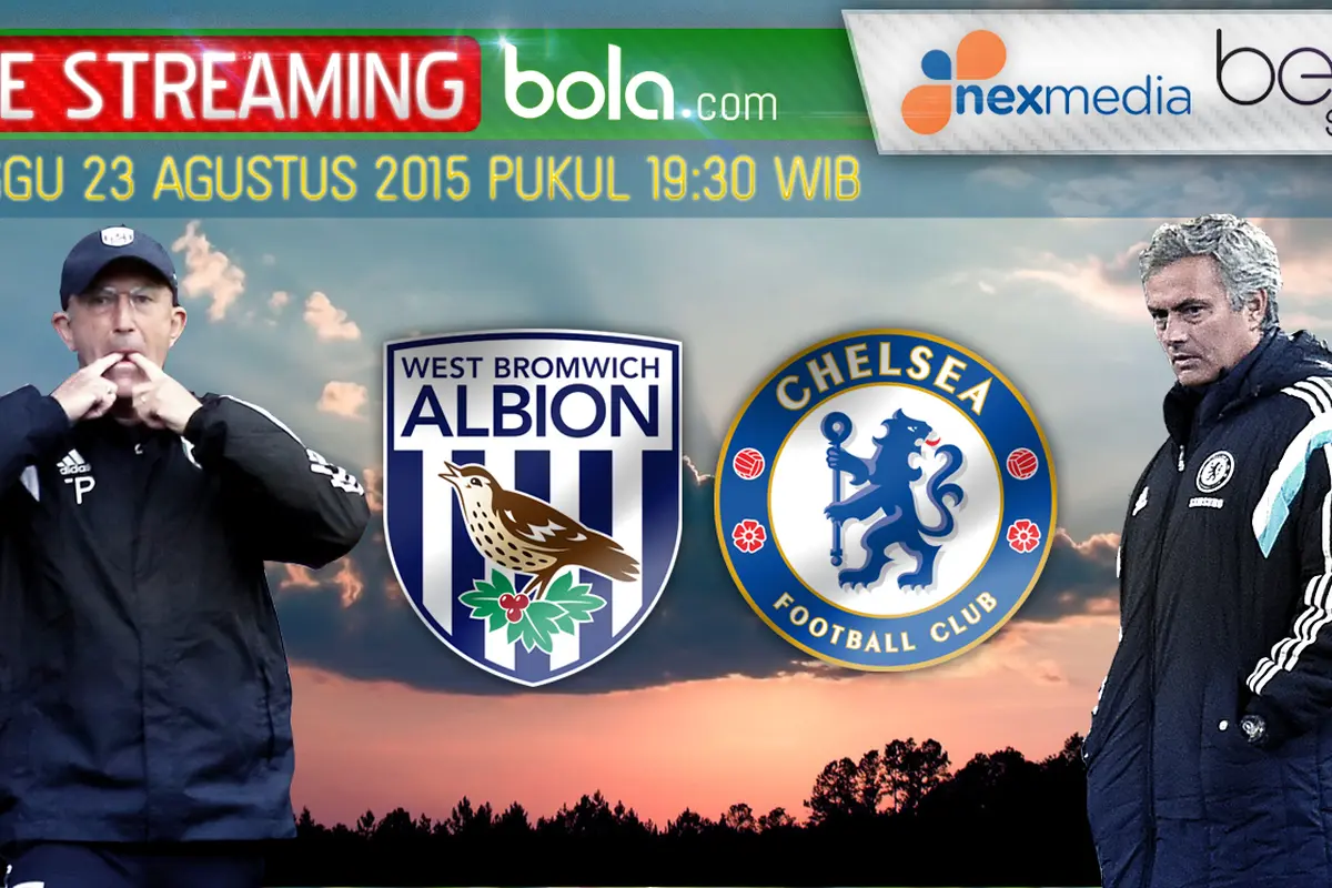 Live streaming Premier League: West Bromwich Albion vs Chelsea