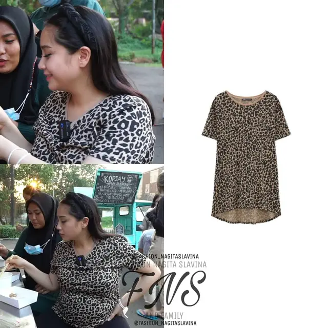 Outfit Nagita Slavina dengan harga di bawah Rp500.000