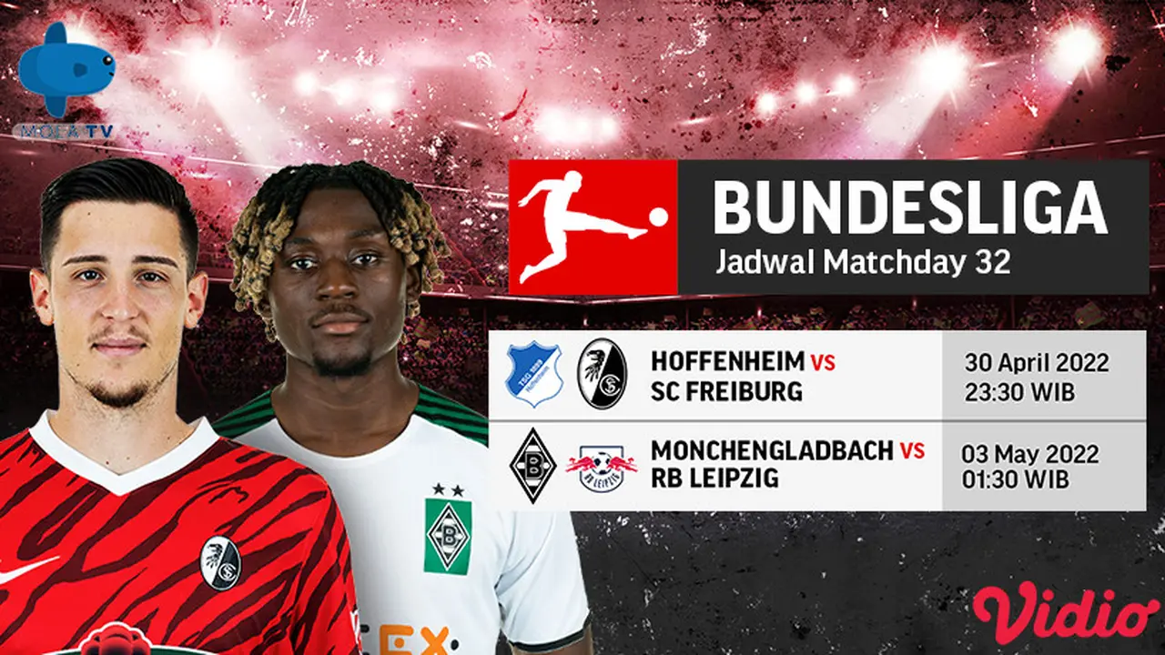 Link Live Streaming Bundesliga 2021/2022 Matchday 32 di Vidio, 30 April & 3 Mei 2022
