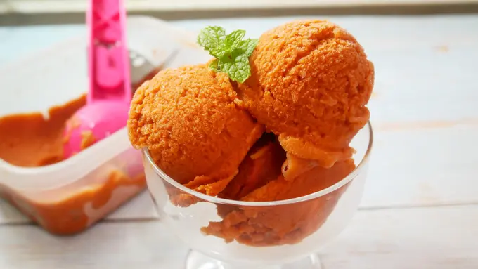 resep ice cream thai tea