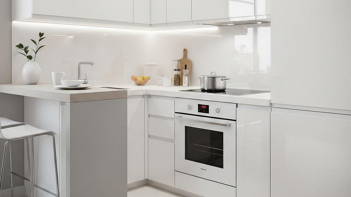 9 Desain Dapur Modern 2x2 Meter Rumah Type 36 dengan Kitchen Set Modular Full Storage