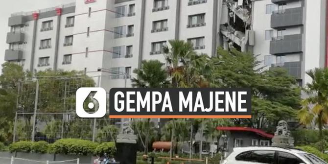 VIDEO: Mal Maleo Town Square Mamuju Rusak Berat Akibat Gempa Majene