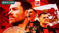 Bundesliga - Ilustrasi Bayer Leverkusen Juara Bundesliga Musim 2023/24 - Ver 2 (Bola.com/Adreanus Titus)