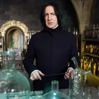 Alan Rickman di film Harry Potter. Foto: via pictures.4ever.eu