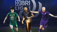 BRI Liga 1 -  Taisei Marukawa, Carlos Fortes, Youssef Ezzejjari (Bola.com/Lamya Dinata/Adreanus Titus)