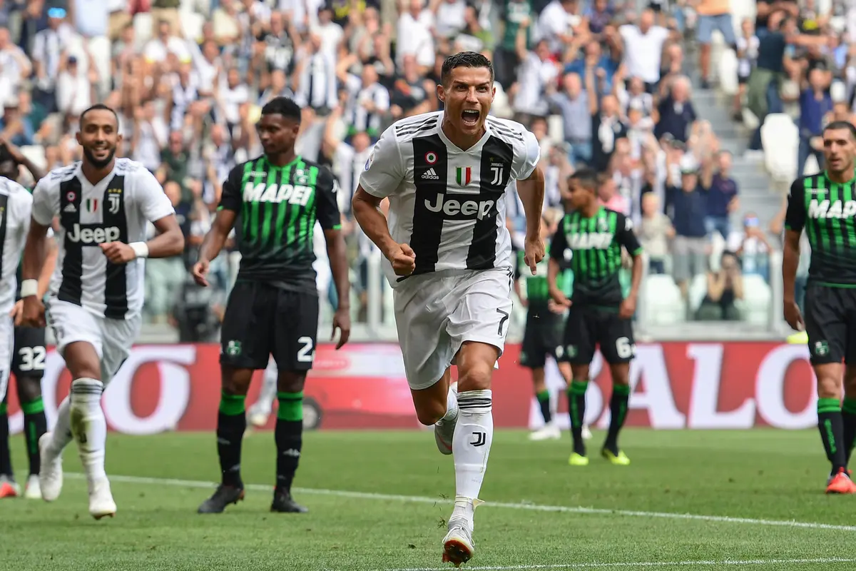 FOTO: Cristiano Ronaldo Cetak 2 Gol, Juventus Bungkam Sassuolo