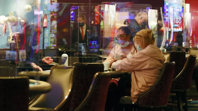 FOTO: Geliat Perjudian Las Vegas Setelah Kasino Kembali Dibuka