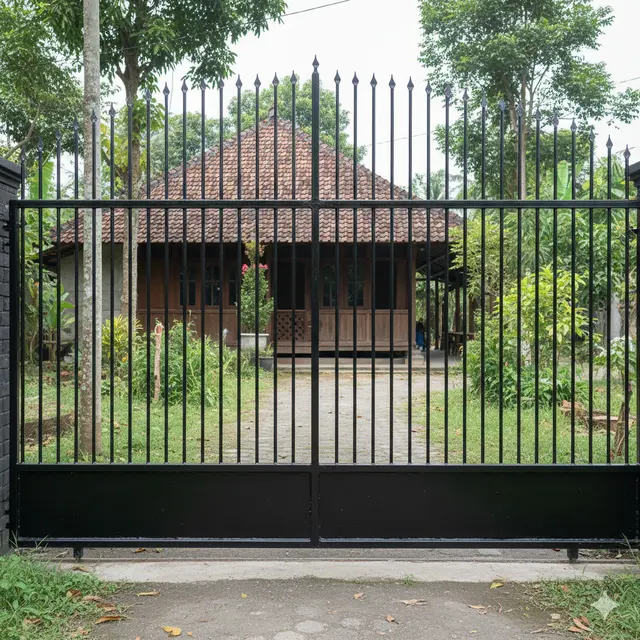 Desain Pagar Rumah di Pedesaan yang Anti Ular