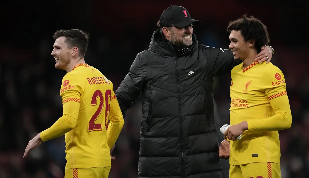 Skor 2-0 untuk kemenangan pasukan Jurgen Klopp bertahan hingga laga usai. (AP/Matt Dunham)