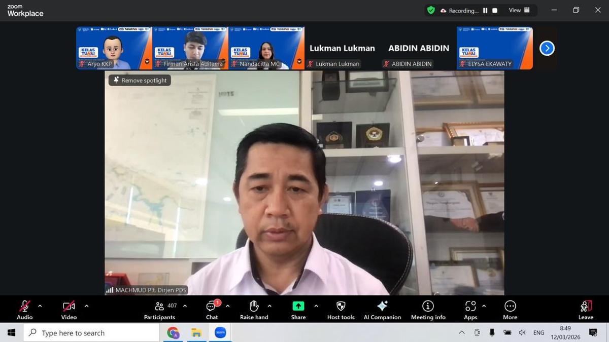 KKP Kolaborasi dengan E-Commerce Tingkatkan Literasi Digital Pengelola KNMP