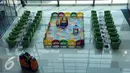 Tempat menunggu dan bermain anak di Terminal 3 Ultimate, Bandara Soekarno Hatta, Tangerang, Rabu (13/7). Jelang pengoperasian, Angkasa Pura II terus membenahi kekurangan segala keperluannya. (Liputan6.com/Helmi Afandi)