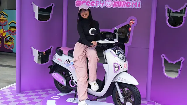 Intip Kolaborasi Honda Scoopy Kuromi yang Unik dan Penuh Gaya