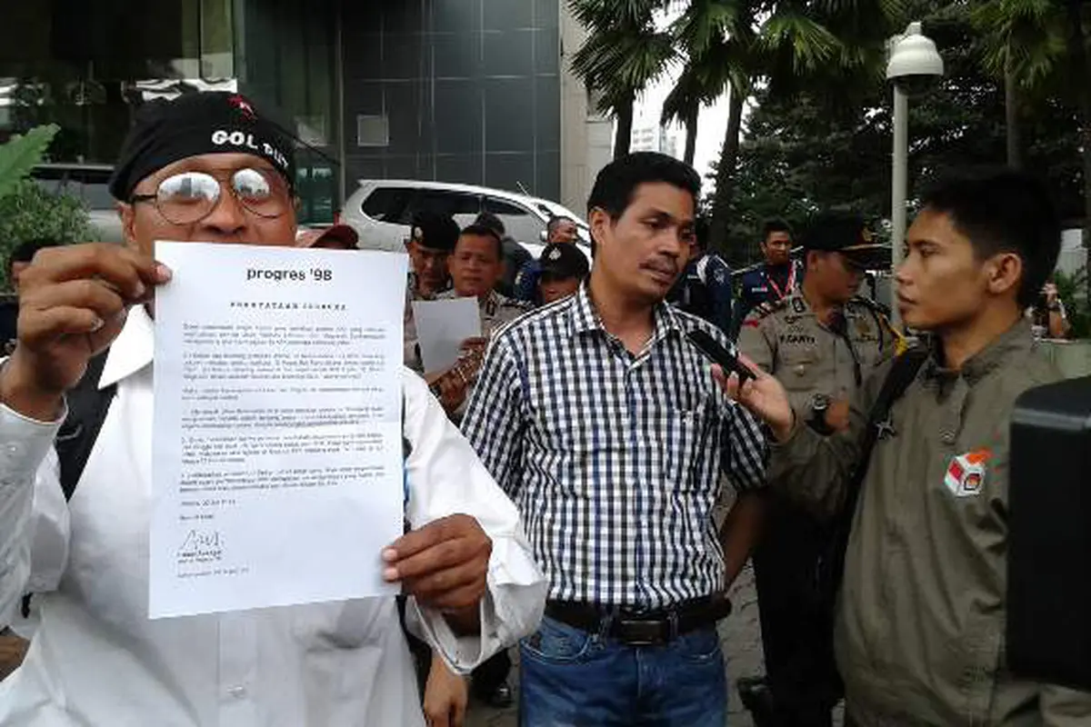 Kecewa KPK, Progres '98 Nginap di Gedung Antikorupsi 21 Hari