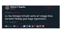 Drama Netizen Soal Kuat-Kuatan Bapak Ini Bikin Tepuk Jidat (sumber:Twitter/@RFN19)