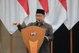 Gubernur DKI Jakarta Pramono Anung di Kantor Dinas Pendidikan DKI Jakarta, Setiabudi, Jakarta Selatan, Kamis (26/2/2026). (Dok. Pemprov DKI Jakarta)