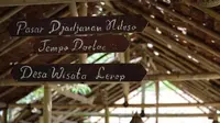 7 Keunikan Pasar Lerep, Pasar Berkonsep Jadul di Desa Wisata Lerep Ungaran Barat