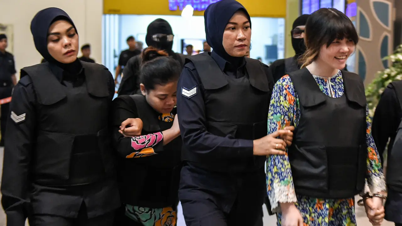 Siti Aisyah Digiring ke TKP Pembunuhan Jong-nam