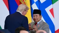 Momen akrab Presiden Prabowo dan Donald Trump (Dok: Biro Pers)