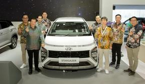 Hyundai Stargazer hadir di GIIAS Surabaya 2022. (Dian Kurniawan / Liputan6.com)