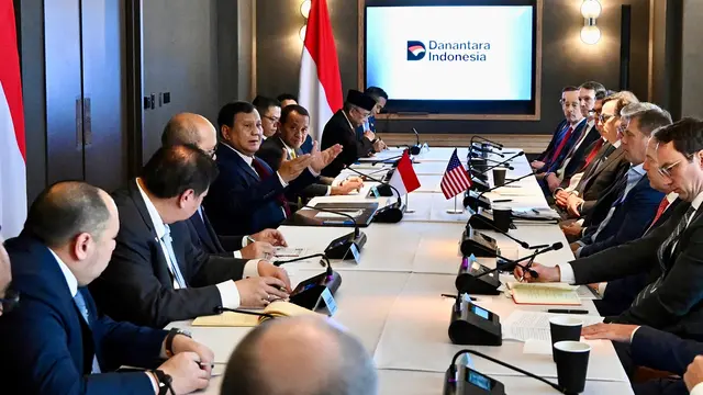 Presiden Prabowo Subianto bertemu dengan 12 pimpinan perusahaan investasi global disela-sela kunjungan kerja di Washington DC, Amerika Serikat (AS).