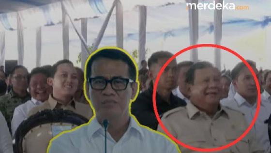 Prabowo Ngakak Sampai Balik Badan Lihat Kasad Hingga Kasal Diroasting Amran: Padahal Belum Jelas