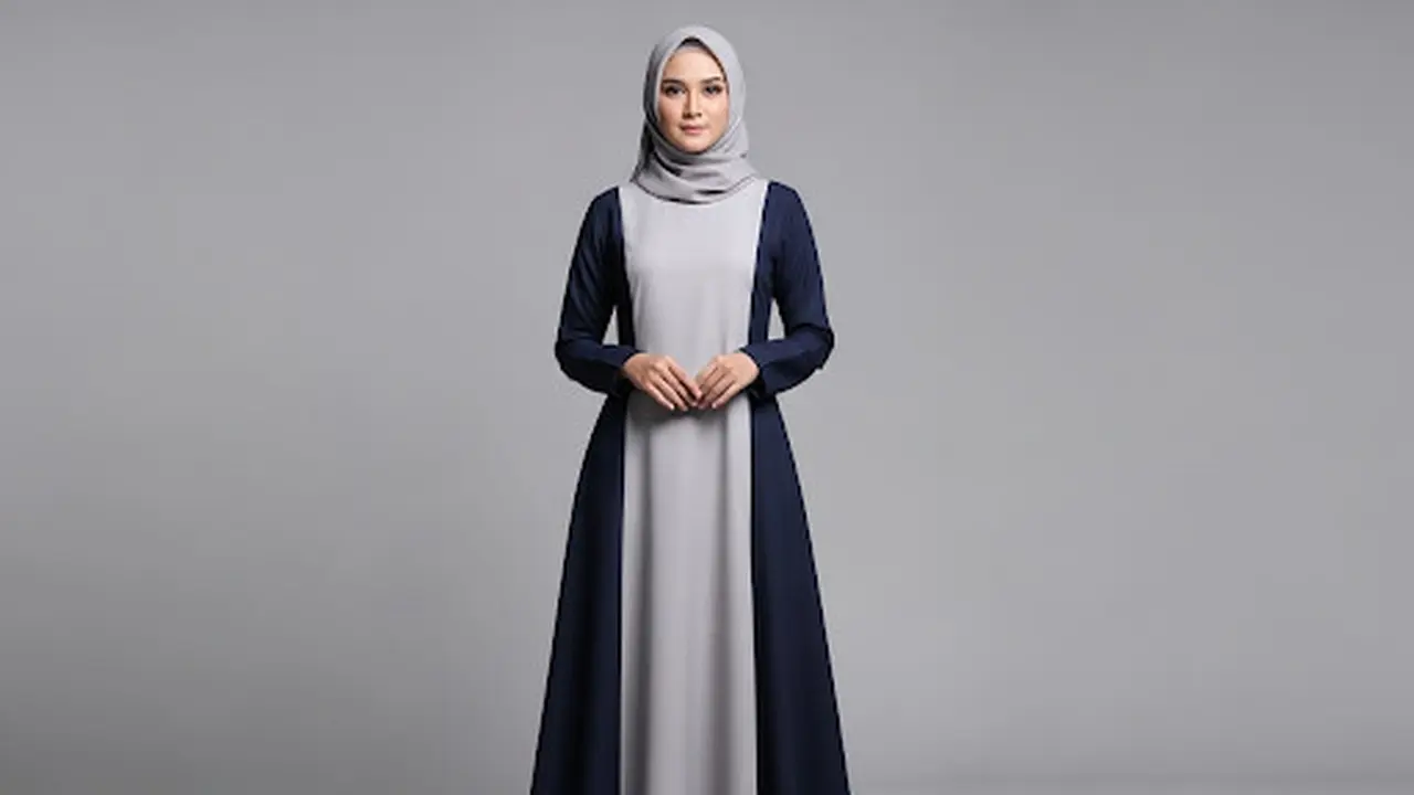 Gamis Syari Potongan Clean