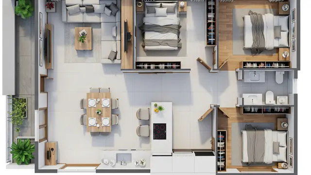 Konsep Open Plan di Area Publik