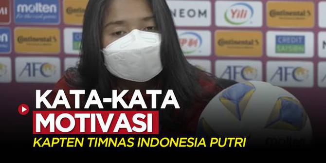 VIDEO: Kata-Kata Motivasi Kapten Timnas Indonesia Putri, Ade Mustikiana Jelang Hadapi Australia