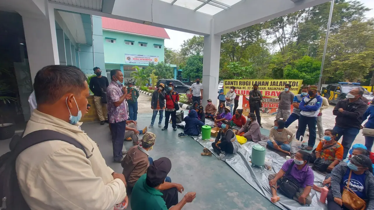 Warga duduki Kantor BPN Balikpapan Kaltim