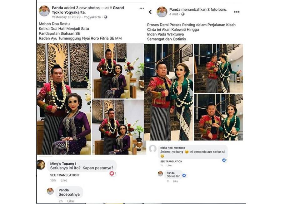 Roro Fitria pose bersama seorang pria, prewedding? (Foto: Instagram/@lambe_turah)