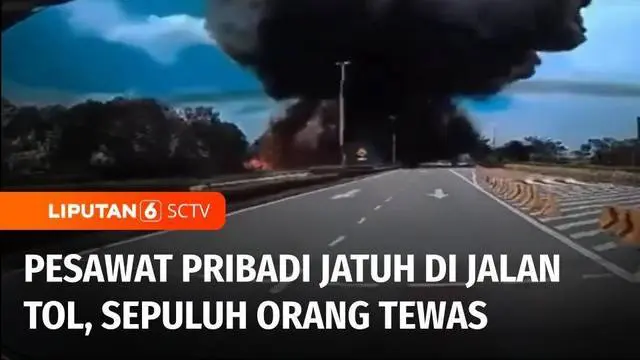 Sebanyak 10 orang dilaporkan tewas, saat sebuah pesawat pribadi jatuh di jalan tol hingga menabrak mobil dan sepeda motor di Malaysia. Informasi selengkapnya kami rangkum dalam Jendela Dunia.