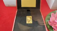 PT Aneka Tambang Tbk (Antam) resmi meluncurkan emas batangan seri spesial Imlek 2023 (dok: Arief)