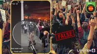Penelusuran klaim video kerusuhan di Kalimalang Bekasi.