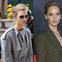 Jennifer Lawrence beberapa lalu mengungkapkan rasa penasarannya mengenai permusuhan Taylor Swift dan Karlie Kloss dengan The New York Time. (REX/Shutterstock/HollywoodLife)